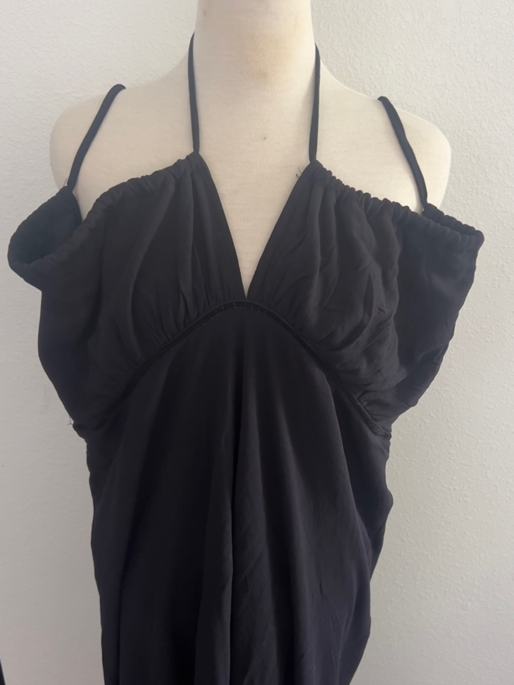 Plus-Size Black Midi Dress